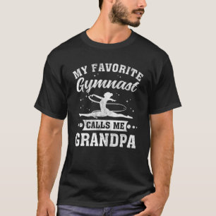 T-shirt Ma Gymnaste préférée m'appelle la fête des pères d