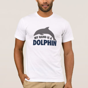 T-shirt Ma main est un dauphin