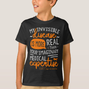 T-shirt Ma Maladie Invisible Est Réelle