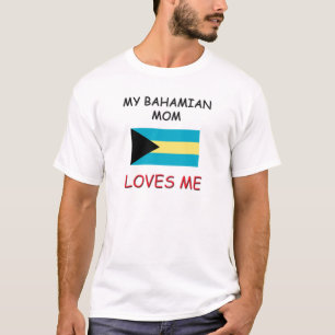 T-shirt Ma maman de Bahamien m'aime