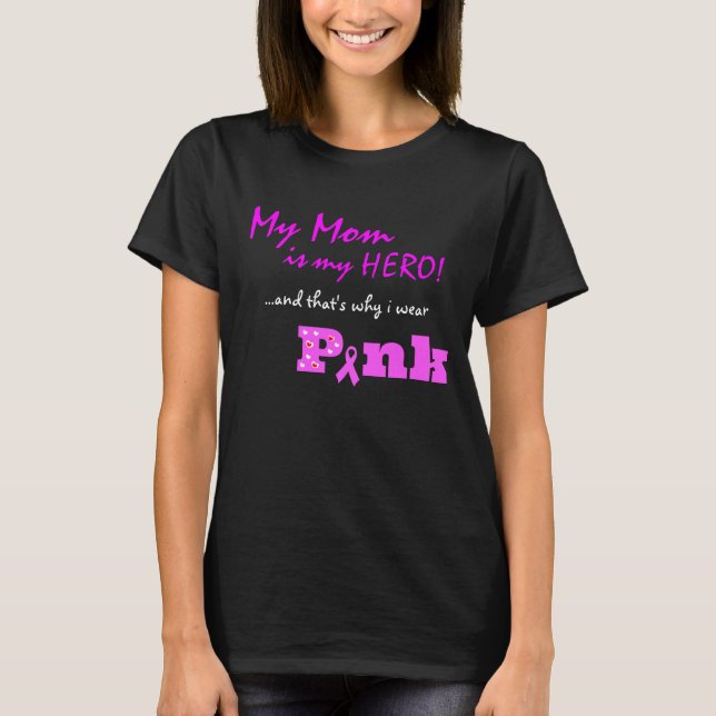 T-shirt Ma maman est mon héros, celui est pourquoi je (Devant)