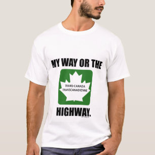 T-SHIRT MA MANIÈRE OU LA PIÈCE EN T DE ROUTE