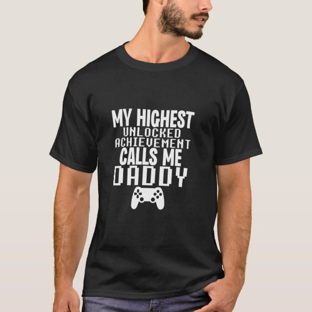 T-shirt Ma Meilleure Réussite M'Appelle Papa Jeu Papa G (Devant)