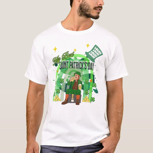 T-shirt Ma meilleure Saint Patrick (Devant)