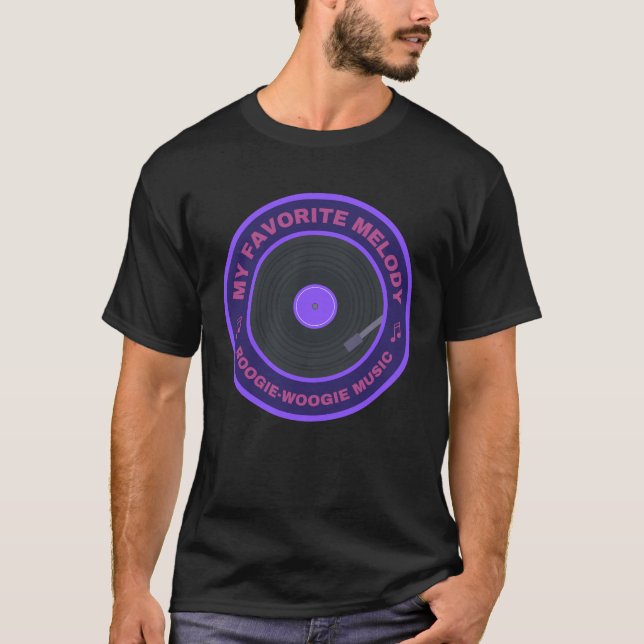 T-shirt Ma mélodie préférée Boogie-Woogie (Devant)