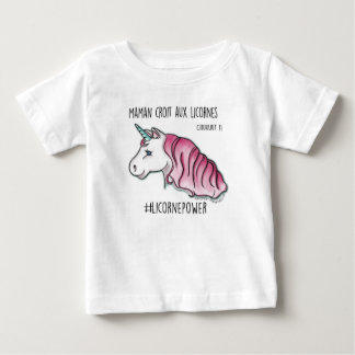 T-shirt "ma mère croit aux licornes" *