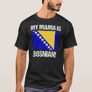 T-shirt Ma mère est bosniaque Pays Drapeau Bosnie design