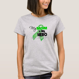 T-shirt Ma mère est mon héros - Cancer du rein