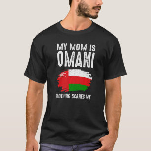 T-shirt Ma mère est Omani Oman Fierté Drapeau Racines du p