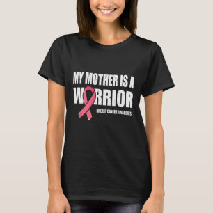 T-shirt Ma Mère Est Une Guerrière Chemises Du Cancer Du Se