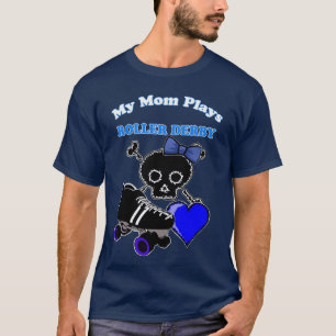 T-shirt Ma mère joue au Roller Derby (fille)