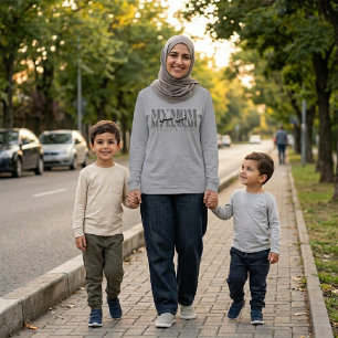 T-shirt MA MÈRE, MON JANNAH Cadeau personnalisé pour maman