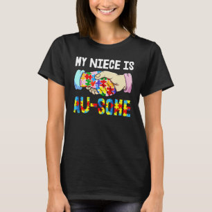 T-shirt Ma nièce est au top pour l'autisme  Enfants Sensib