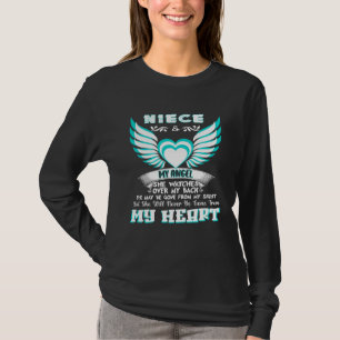 T-shirt Ma nièce est mon ange gardien elle veille sur moi