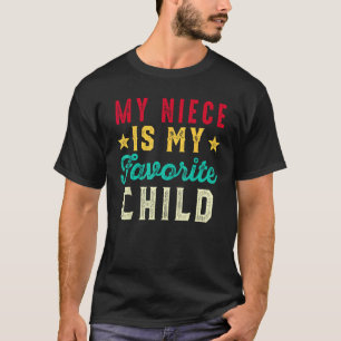 T-shirt Ma nièce est mon enfant favori Fantastique Tante O