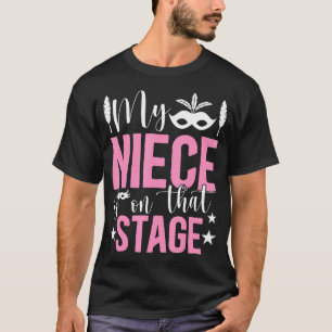 T-shirt Ma nièce Théâtre Tante Théâtre Actrice Tante Théât