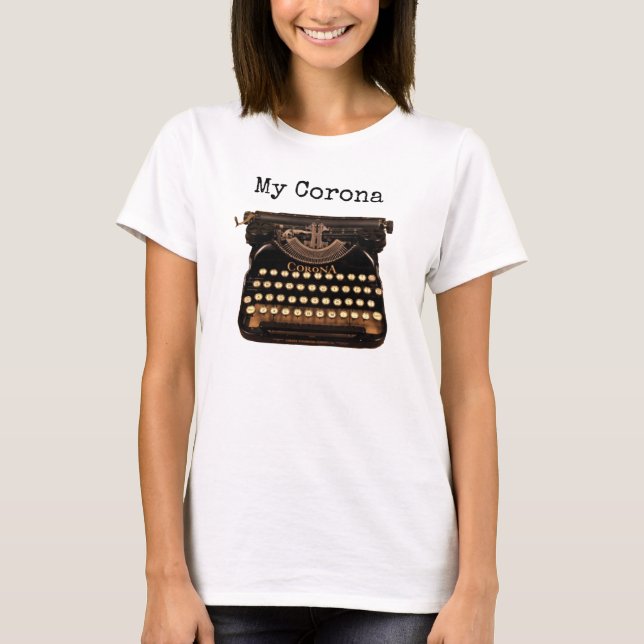 T-shirt Ma pièce en t de couronne (Devant)