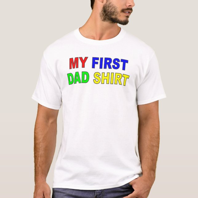 T-shirt "Ma première chemise de papa " (Devant)