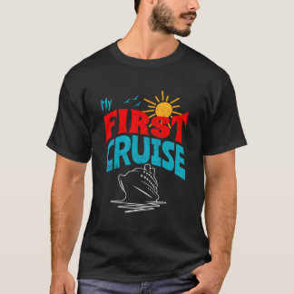 T-shirt Ma première croisière amusante