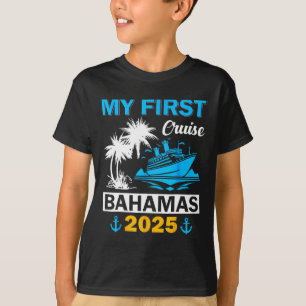 T-shirt Ma première croisière Bahamas 2025 Famille corresp
