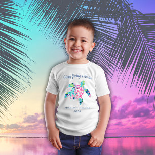 T-shirt Ma Première Croisière Famille Vacances Mignonne To