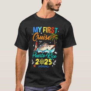 T-shirt Ma première croisière Porto Rico 2025 Famille Corr
