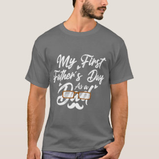 T-shirt Ma Première Fête des pères En Tant Que Papa Bonne