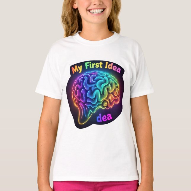 T-shirt Ma première idée - Conception créative et inspiran (Devant)