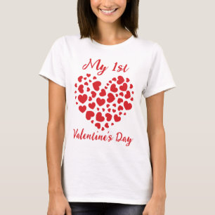 T-shirt Ma première Saint Valentin
