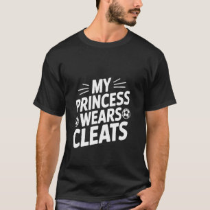 T-shirt Ma Princesse Porte Des Crampons Statue De Supporte