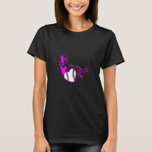 T-shirt Ma Princesse Porte Des Mat Lecteur De Softball