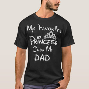 T-shirt Ma princesse préférée m'appelle Papa papa dragon b