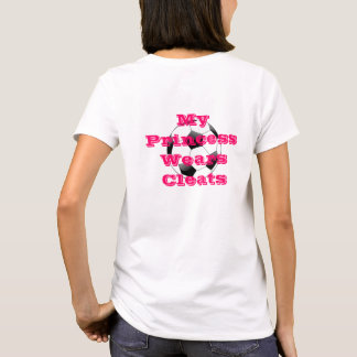 T-shirt Ma princesse Wears Cleats