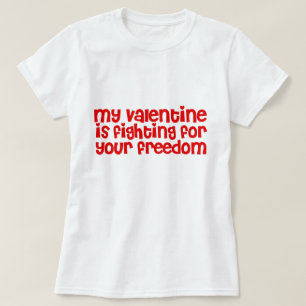 T-shirt Ma Saint Valentin lutte pour votre liberté