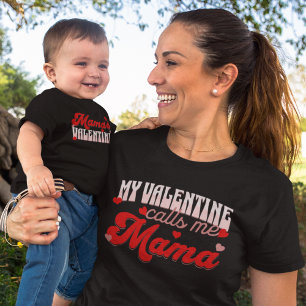 T-shirt Ma Saint Valentin m'appelle Maman Famille Matching