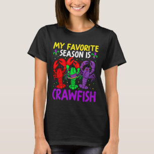 T-shirt Ma saison préférée est la famille Mardi Gras des é