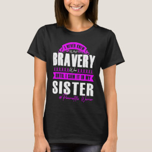 T-shirt Ma SOEUR DE BRAVERY Pancréatite Warrior