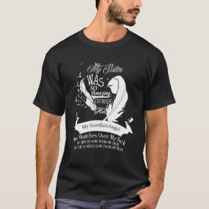 T-shirt Ma soeur Guardian Angel Memorial Day Angel Soeur