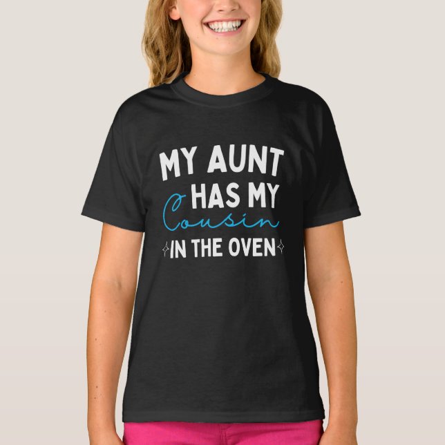 T-shirt Ma Tante A Mon Cousin Dans Le Four (Devant)