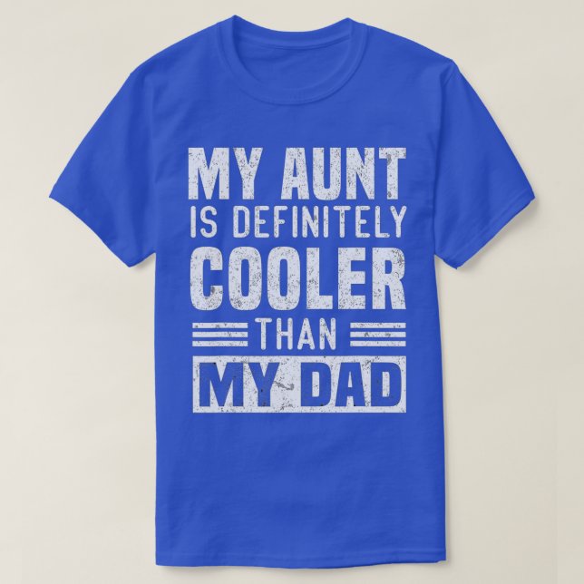 T-shirt Ma Tante Est Certainement Glacière Que Ma Tante Pa (Design devant)