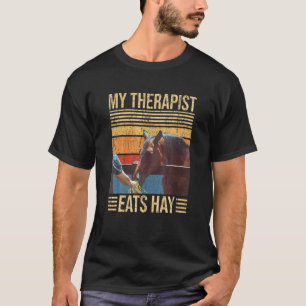 T-shirt Ma Thérapeute-Mange du Foin - Cheval-