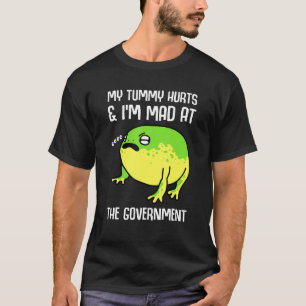 T-shirt Ma Tummy Hurts Et Je Suis Fou À La Grenouille Du G