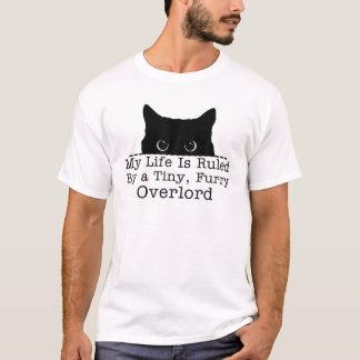 T-shirt Ma Vie Est Dirigée Par Un Minuscule Chat De Surlor