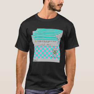 T-shirt Ma vie triste et déprimée 90s Vaporwave esthétique