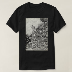 T-shirt Ma ville entraînée par le feu dans la mer