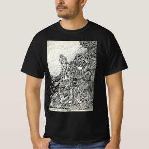 T-shirt Ma ville poussée par le feu dans la mer