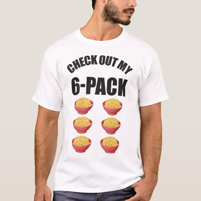 T-shirt Mac Et Fromage Retrouvez Mon Pack 6 (Devant)