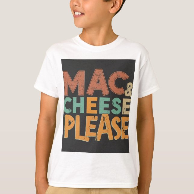 T-shirt Mac et fromage s'il vous plaît (Devant)