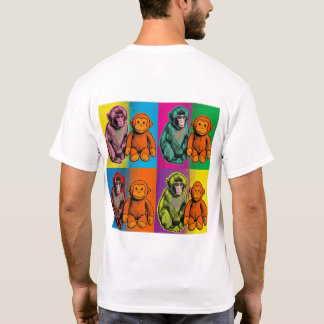 T-shirt Macaque Singe avec Jouet - Histoire de Perte Émoti