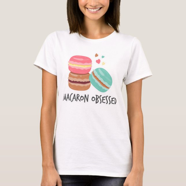 T-shirt Macaron Lover offre des cadeaux à quiconque aime l (Devant)